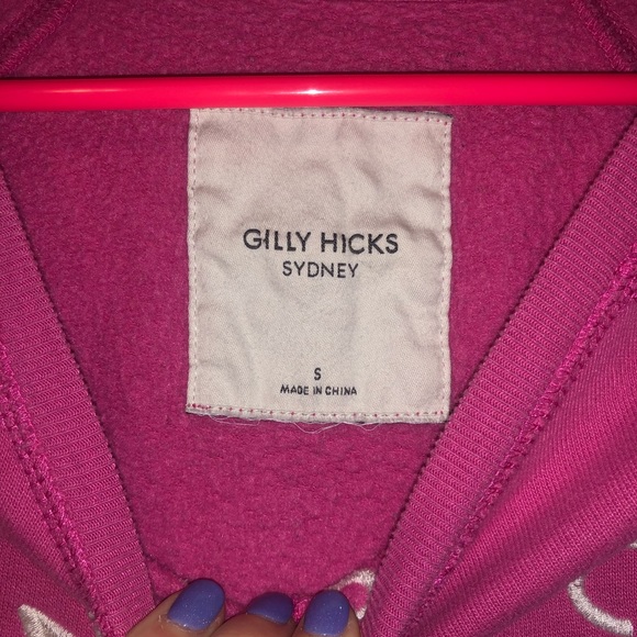 Gilly Hicks Crew Neck Sweatshirt Pink Size Small - Picture 4 of 5